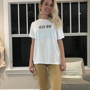 American Apparel Tops - Clay Bae Tee American Apparel Tops - Clay Bae Tee